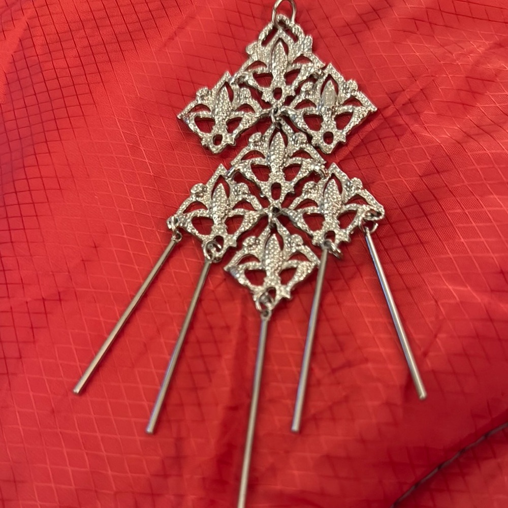 Sarah Coventry Silver Chandelier pendant